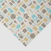 台所用具のパターン 薄葉紙 (詳細)