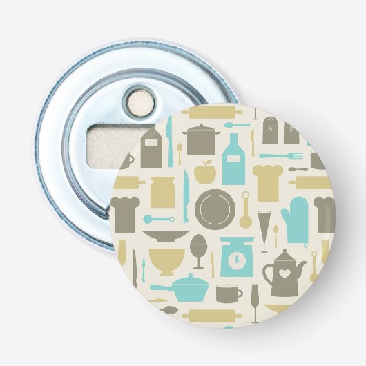 台所用具の模様 栓抜き (正面)