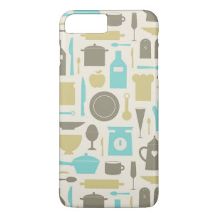 台所用具の模様 iPhone 8 PLUS/7 PLUSケース