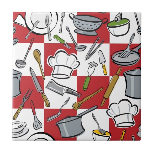 台所用具の点検 タイル (正面)