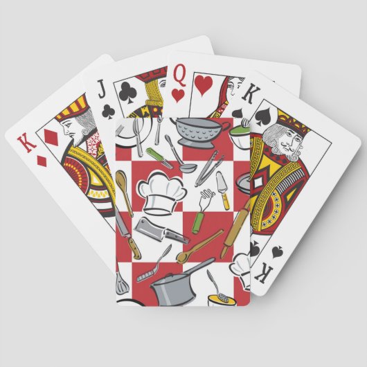 台所用具の点検 トランプ (裏面)