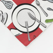 台所用具の点検 フリースブランケット (角)