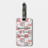 台所用具の点検 ラゲッジタグ (裏面縦)