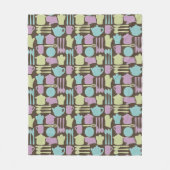 台所用具パターン2 フリースブランケット (正面)