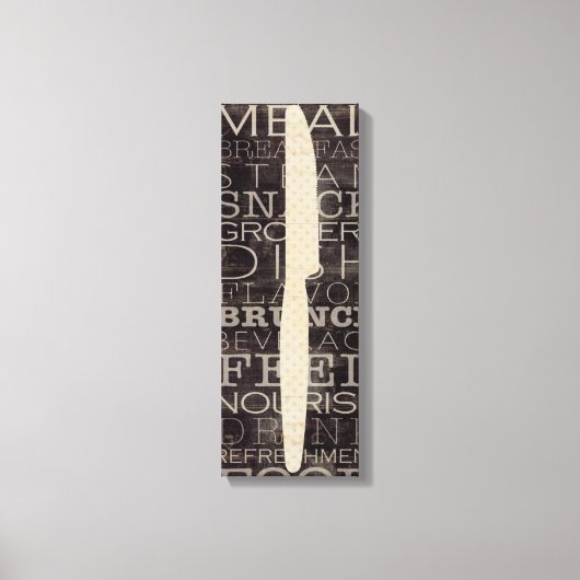 台所用包丁 キャンバスプリント (正面)