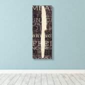 台所用包丁 キャンバスプリント (インサイチュ (ウッドフロア))