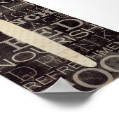 台所用包丁 ポスター (角)