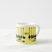 台所用品の漫画イラストレーション エスプレッソカップ (正面右)