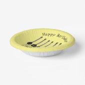 台所用品の漫画イラストレーション ペーパーボウル (傾斜あり)