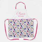 台所用品パーソナライズされたのパターン エプロン (正面)