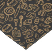 台所用品ブラック テーブルクロス (アングル)