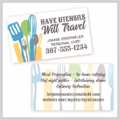 台所用品料理級シェフケータリング 名刺