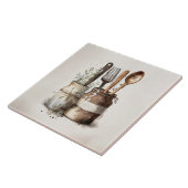 台所用品素朴水彩陶磁器タイル タイル (側面)