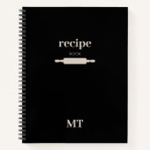 台所用品転がのピンレシピ料理本 ノートブック (正面)