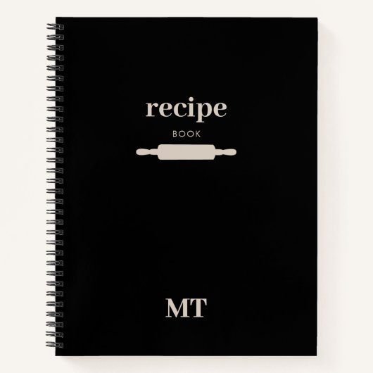 台所用品転がのピンレシピ料理本 ノートブック (正面)