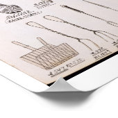 台所用品、ホストの貿易カタログから ポスター (角)