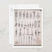 台所用品、ホストの貿易カタログから ポストカード (正面/裏面)