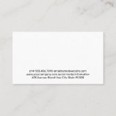 台所用品 | 料理成分 名刺 (裏面)