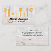 台所用品 |料理 | Chef 名刺 (正面/裏面)