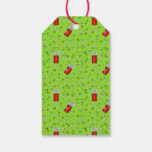 台所用品、緑つるラベル/ギフトラベルテンプレート ギフトタグ (裏面)