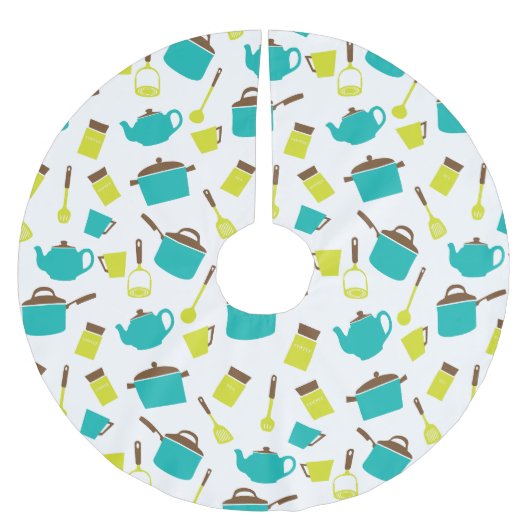 台所用品、調理器具、刃物、台所用品 ブラッシュドポリエステルツリースカート (正面)