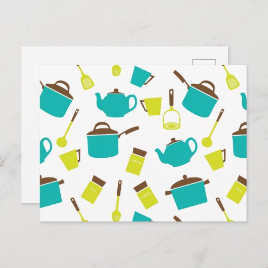 台所用品、調理器具、刃物、台所用品 ポストカード (正面/裏面)