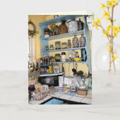 台所箱 カード (黄色い花)