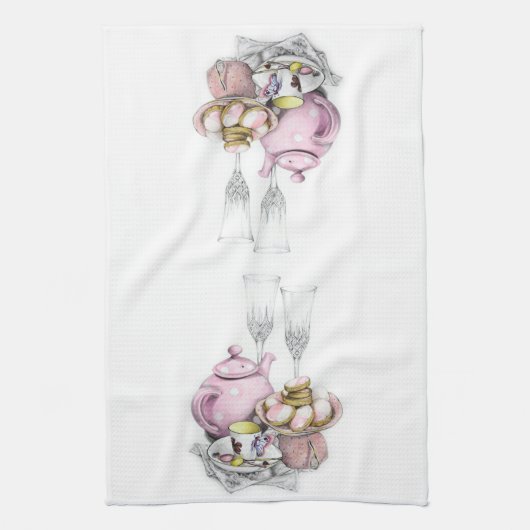 台所茶時間ふきん キッチンタオル (縦)