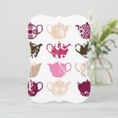 台所茶/ブライダルシャワー 招待状 (スタンド正面)