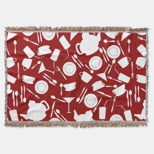 台所要素パターン スローブランケット (正面)