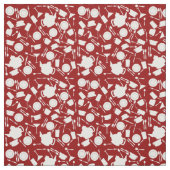 台所要素パターン ファブリック (見本)