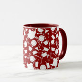 台所要素パターン マグカップ (正面右)