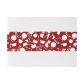 台所要素パターン 招待状ベリーバンド (裏面例)