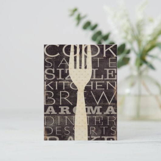 台所語 ポストカード (スタンド正面)