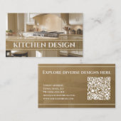 台所請負業者職場大工モダン 名刺 (正面/裏面)