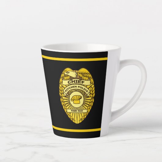 台所警察団長 カフェラテマグ (右)