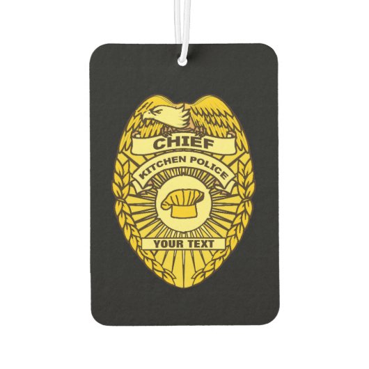 台所警察団長 カーエアーフレッシュナー (裏面)