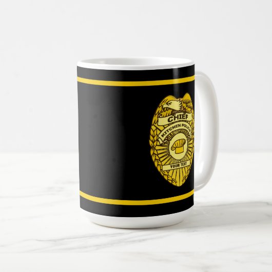 台所警察団長 コーヒーマグカップ (正面右)