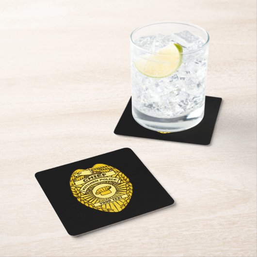 台所警察団長 スクエアペーパーコースター (インサイチュ)