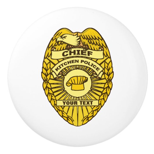 台所警察団長 セラミックノブ (正面)