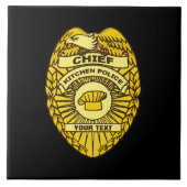 台所警察団長 タイル (正面)