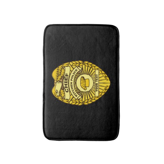 台所警察団長 バスマット (正面縦)