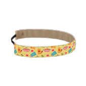 台所道具のカラフルなパターン アスレチックヘッドバンド (左)