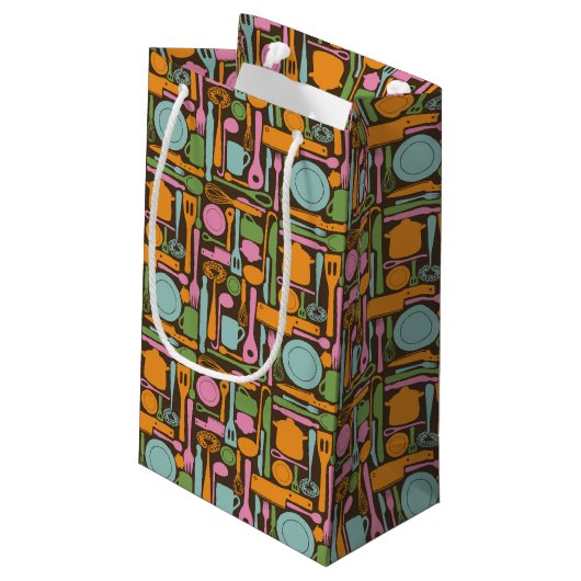 台所道具パターン3 スモールペーパーバッグ (裏面アングル)