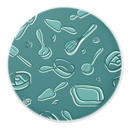 台所道具パターン セラミックノブ (正面)