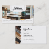 台所革新のスローガンの名刺 名刺 (正面/裏面)