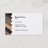 台所革新のスローガンの名刺 名刺 (裏面)