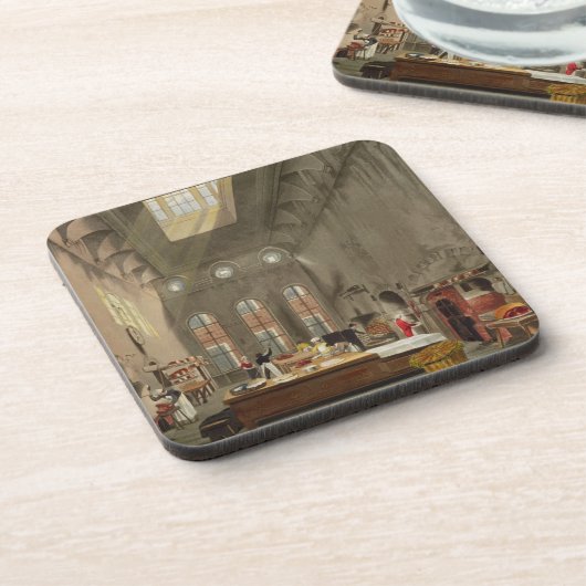 台所、ウィリアムJが刻むセントジェームズの宮殿 コースター (左側)