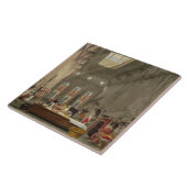 台所、ウィリアムJが刻むセントジェームズの宮殿 タイル (側面)