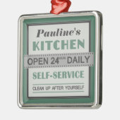 台所-名前をカスタムする-オーナメント メタルオーナメント (左)